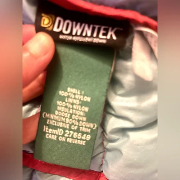 L.L. Bean Ultralight 850 DownTek Puffer Jacket – Women’s Salmon Pink 90% Down - Picture 7 of 12